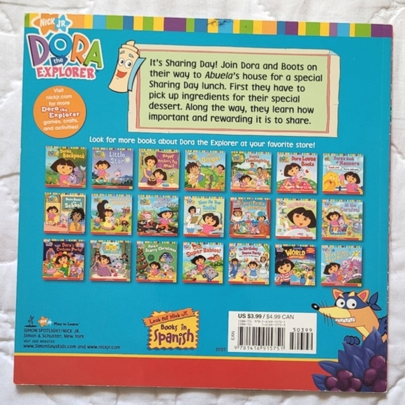 3/$15 🌸 Dora The Explorer #22 It's Sharing Day! - Picture 2 of 7